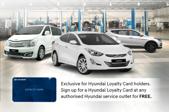 Exclusive service offers for your Hyundai.