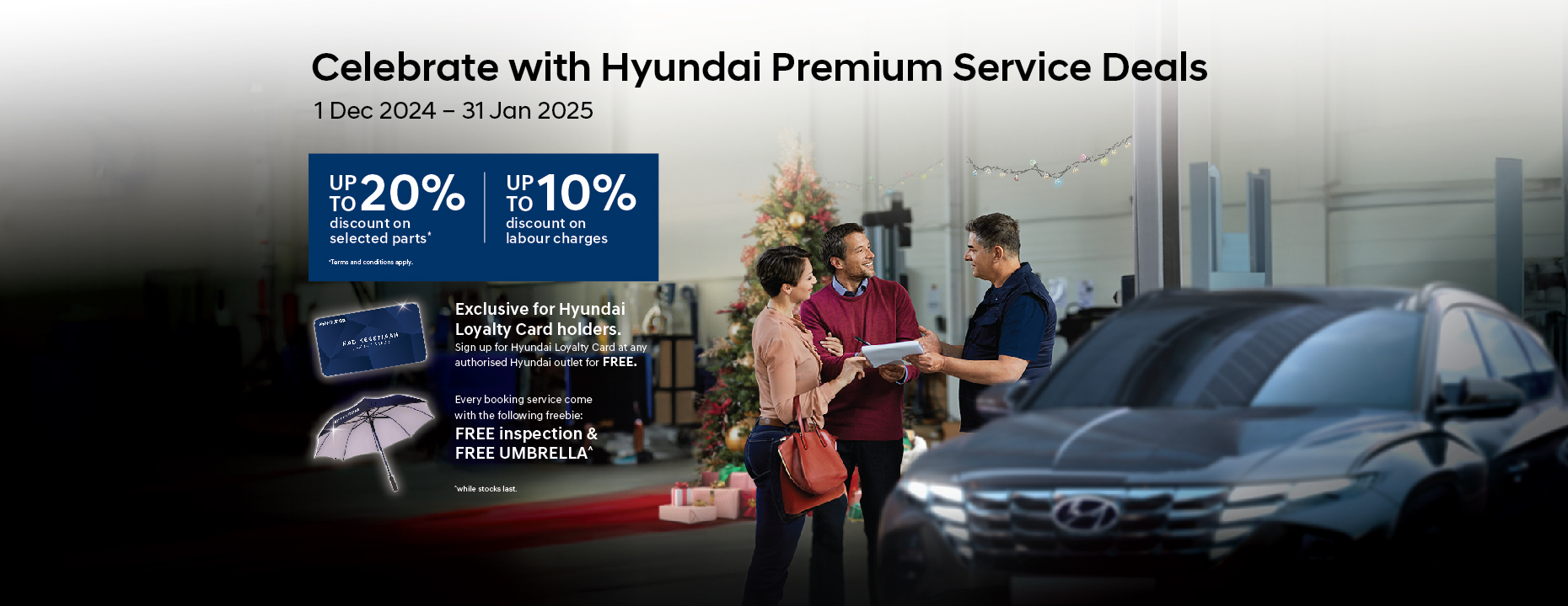 Celebrate with Hyundai Premium Service Deals